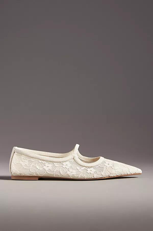 Matisse Fleur Lace Pointed-Toe Ballet Flats Cover