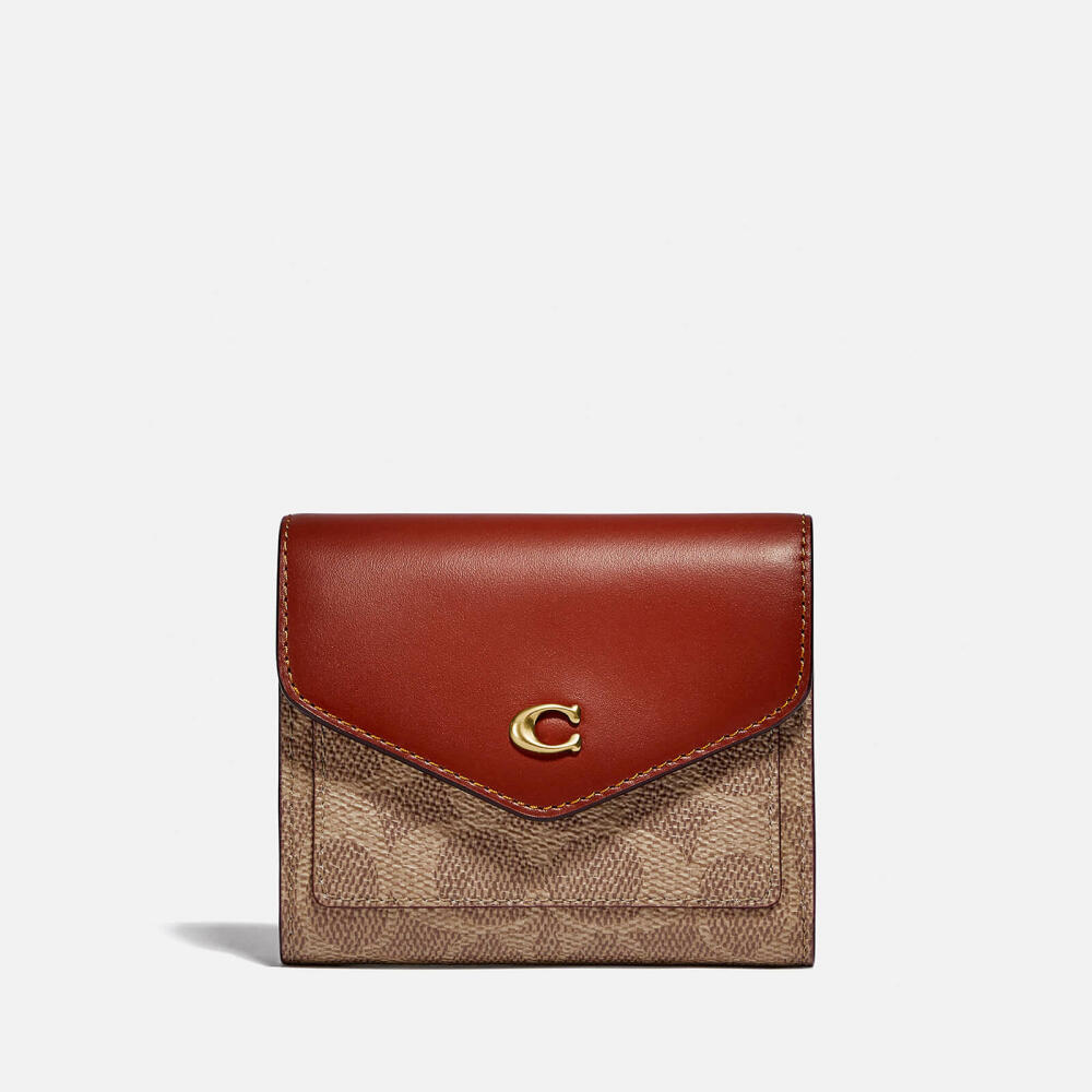 Coach Colorblock Coated Canvas Signature Wallet Cover