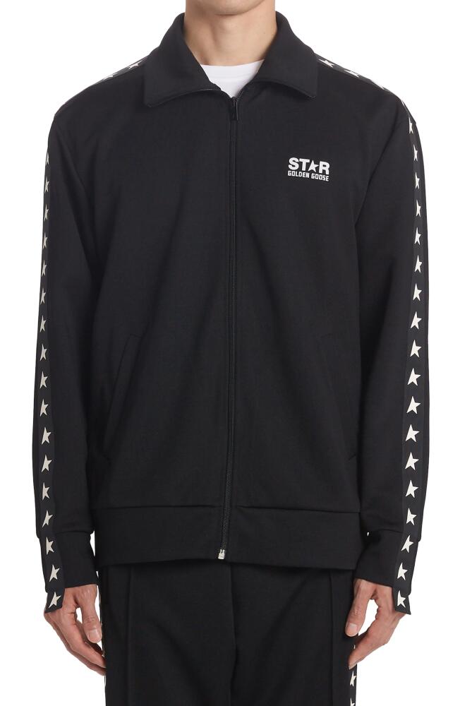 Golden Goose Star Logo Track Jacket in Black Cover