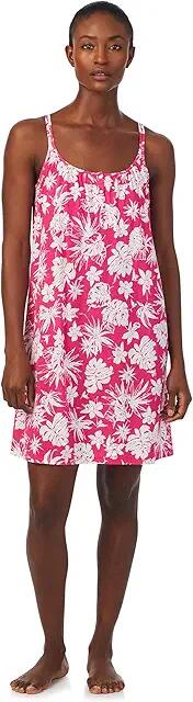 Lauren Ralph Lauren Double Strap Gown (Pink Floral) Women's Pajama Cover