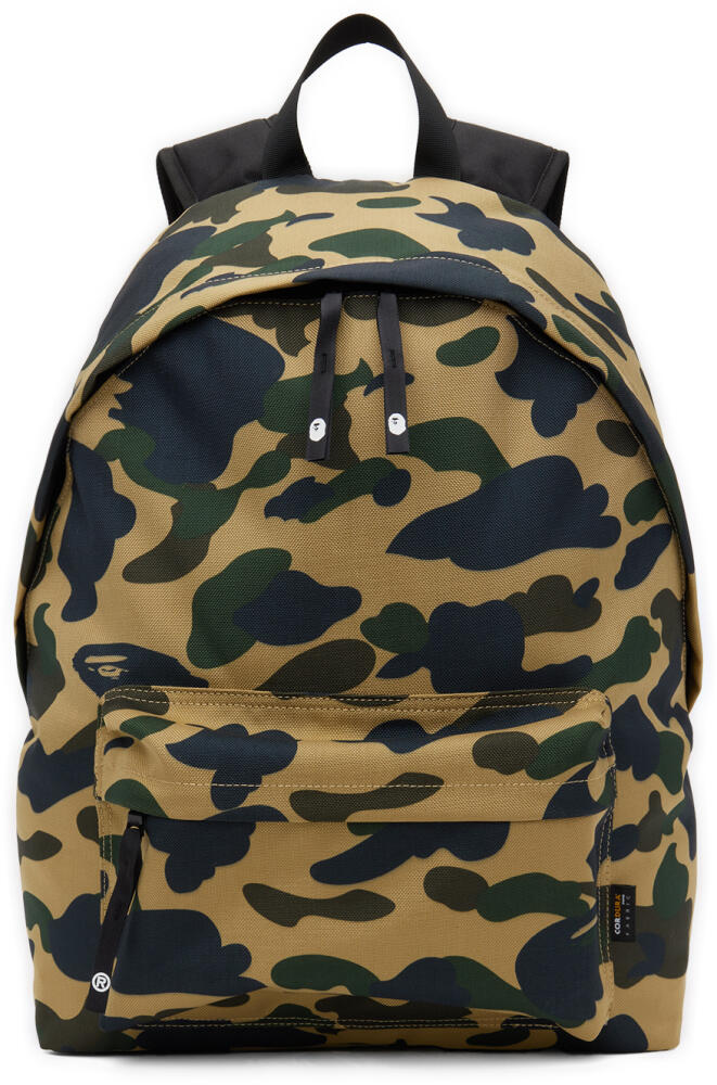 BAPE Yellow 1st Camo Cordura Day Backpack Cover