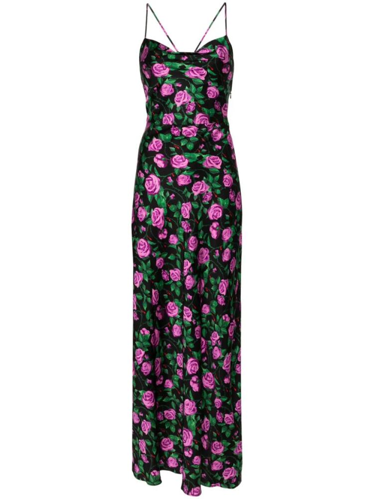 Chiara Ferragni floral maxi dress - Black Cover