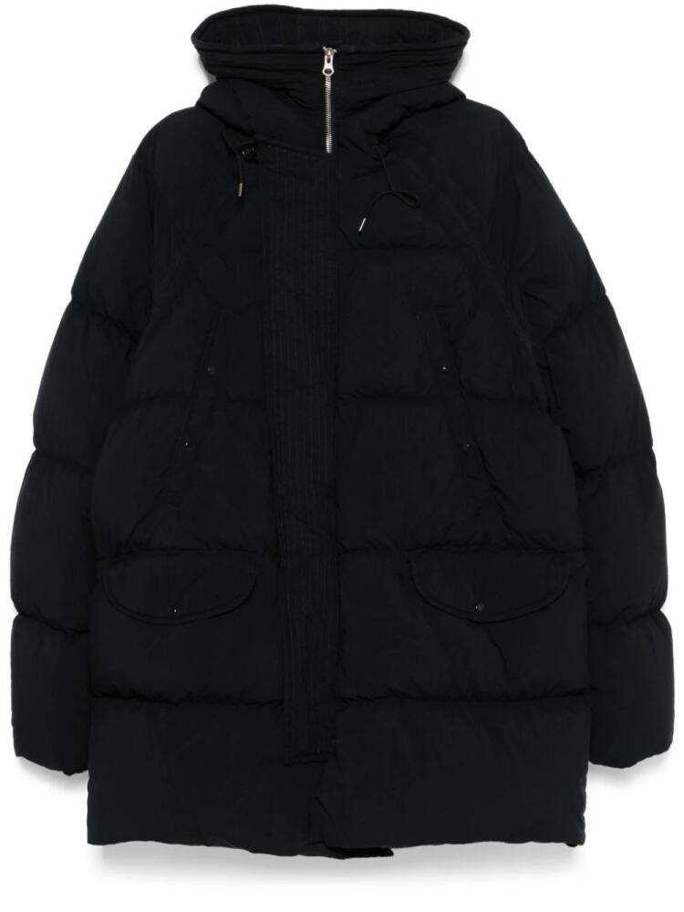 Ten C puffer parka coat - Black Cover