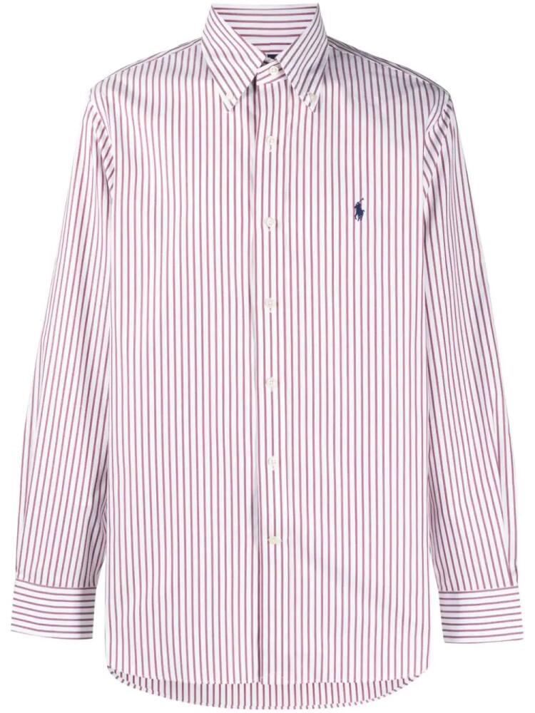 Polo Ralph Lauren Polo Pony-embroidered striped shirt Cover