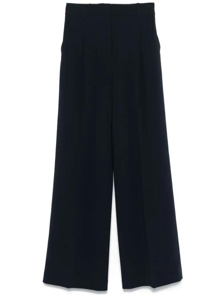 Michael Michael Kors wide-leg crepe trousers - Blue Cover