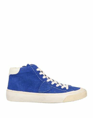 Philippe Model Man Sneakers Bright blue Leather Cover