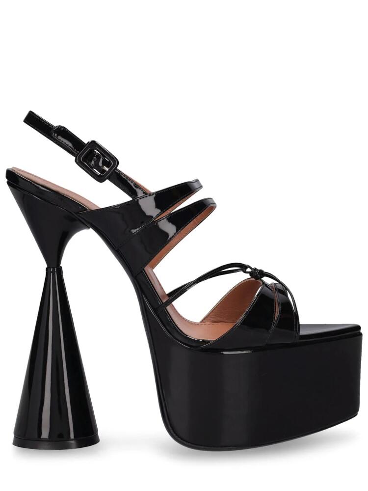 D'ACCORI 150mm Belle Patent Leather Sandals Cover