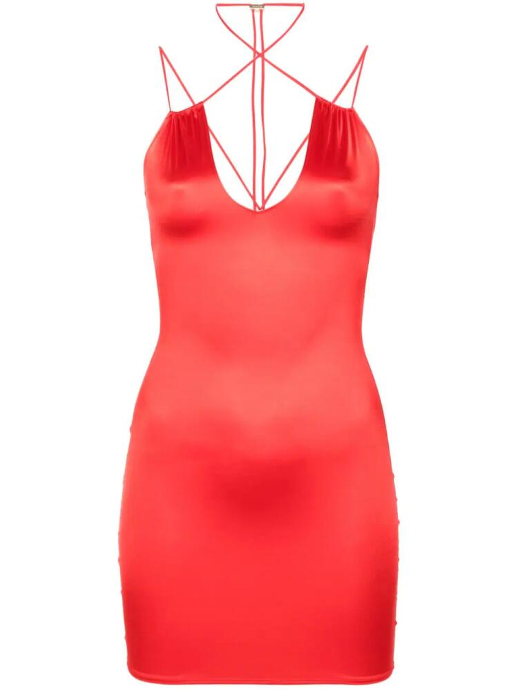 Maison Close French Kiss bodycon minidress - Red Cover