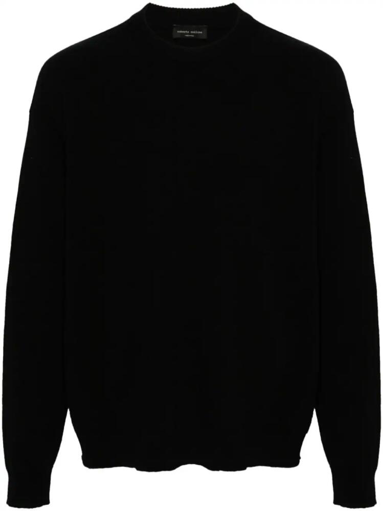 Roberto Collina merino wool sweater - Black Cover