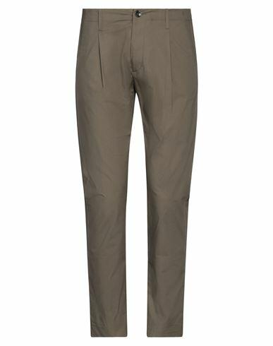 Nine In The Morning Man Pants Military green Cotton, Elastane Cover