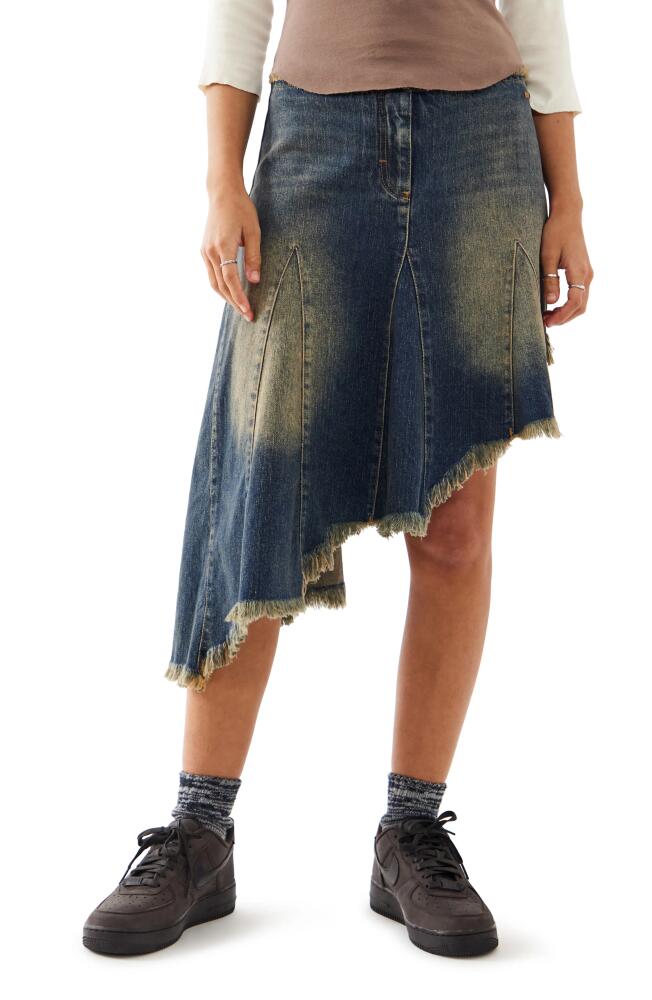 BDG Urban Outfitters Asymmetric Denim Skirt in Light Vintage Cover