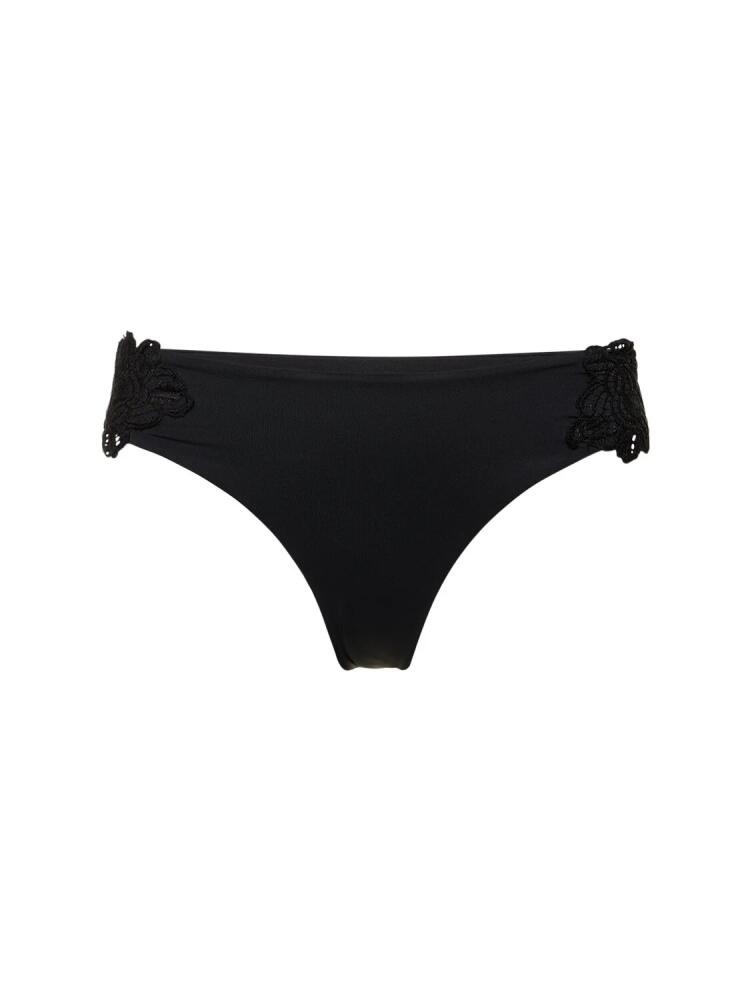 ERMANNO SCERVINO Lycra Embroidery Bikini Bottom Cover