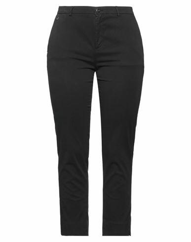 Tramarossa Woman Pants Black Cotton, Elastane Cover