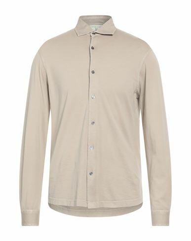 Filippo De Laurentiis Man Shirt Beige Cotton Cover