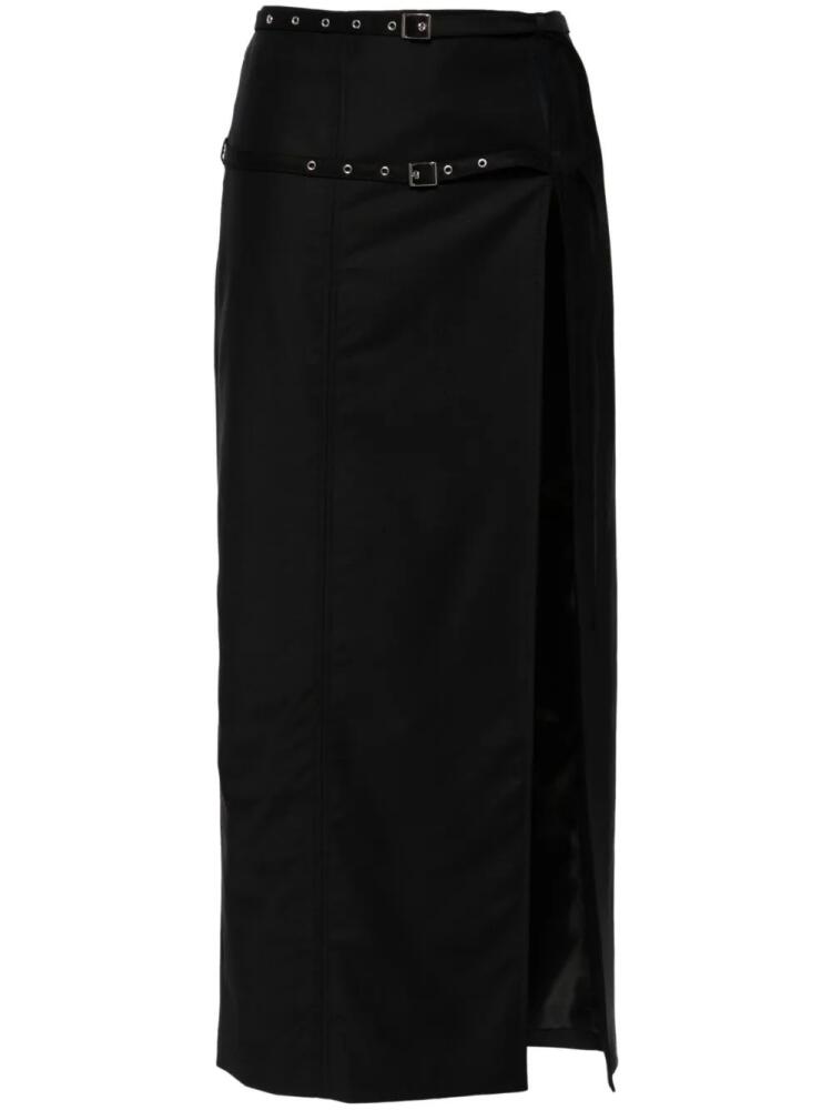 Aya Muse Kura side-slit pencil skirt - Black Cover