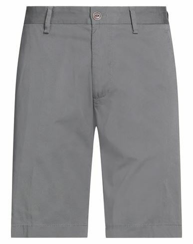 Harmont & Blaine Man Shorts & Bermuda Shorts Grey Cotton, Elastane Cover