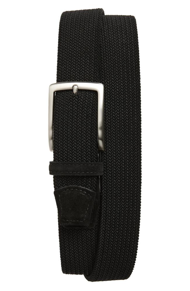 Torino Woven Stretch Belt in Black Cover