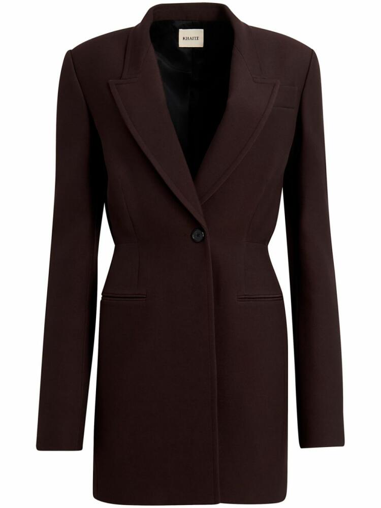 KHAITE The Becket blazer - Brown Cover