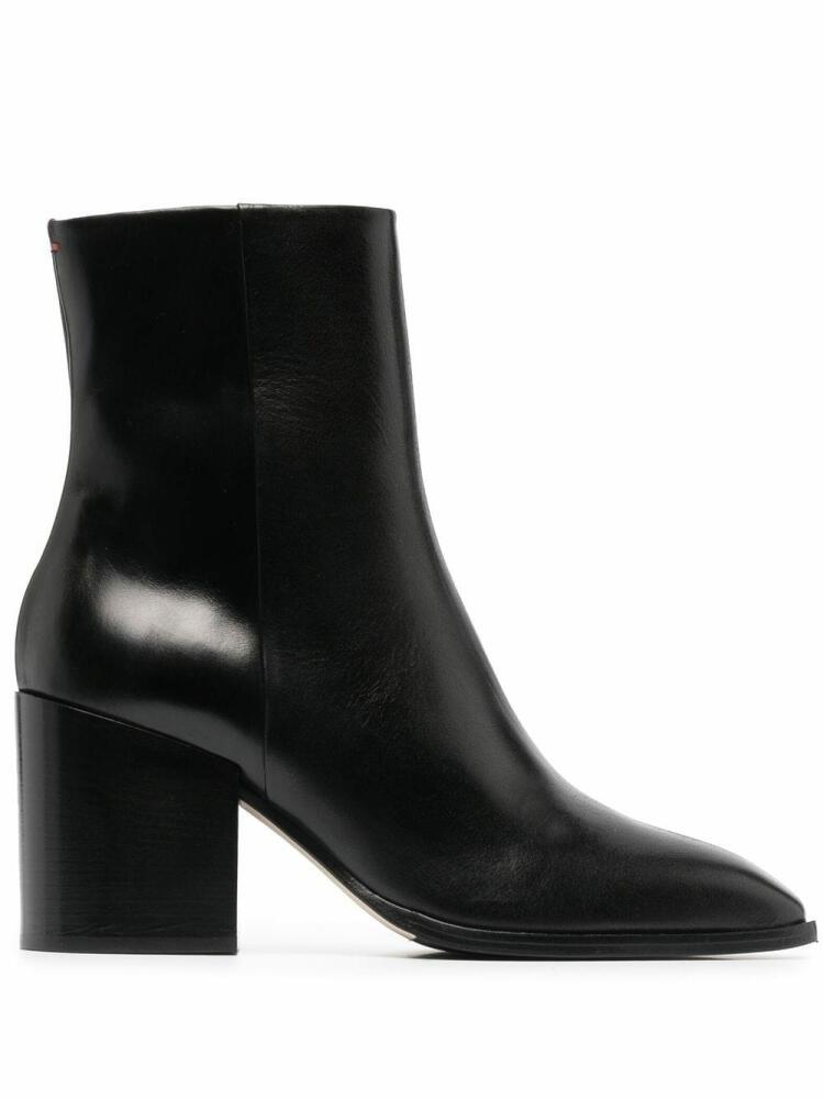 Aeyde Leandra 75mm ankle boots - Black Cover