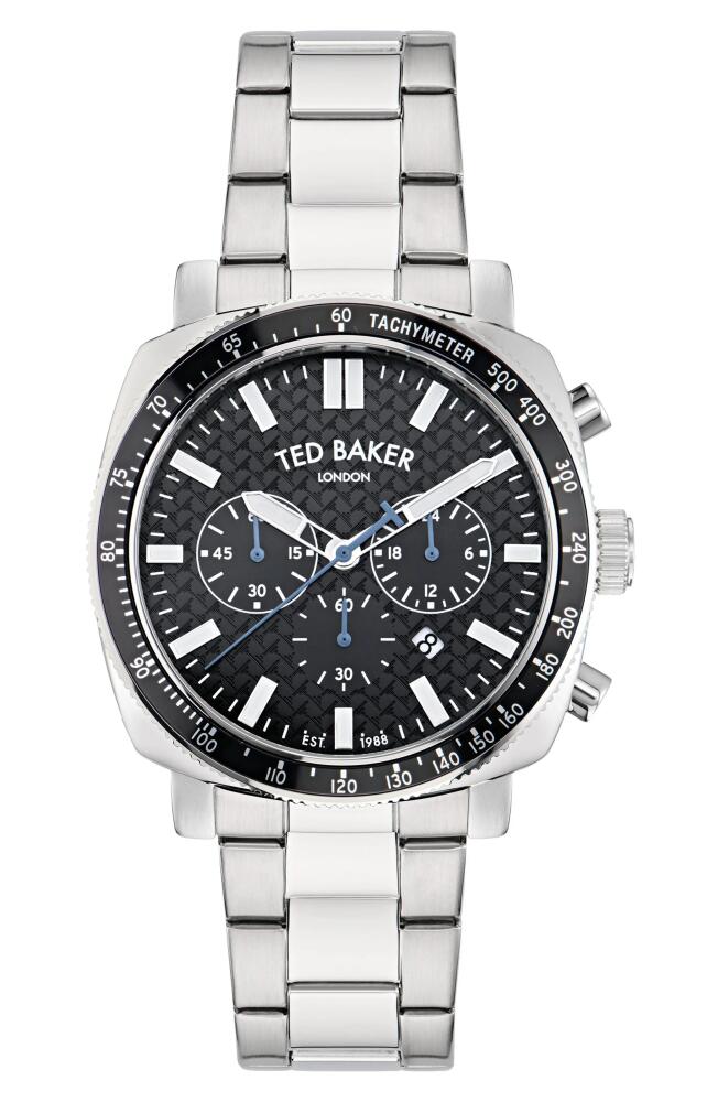 Ted Baker London Bracelet Chronograph Watch, 20mm in Stainless Steel Cover