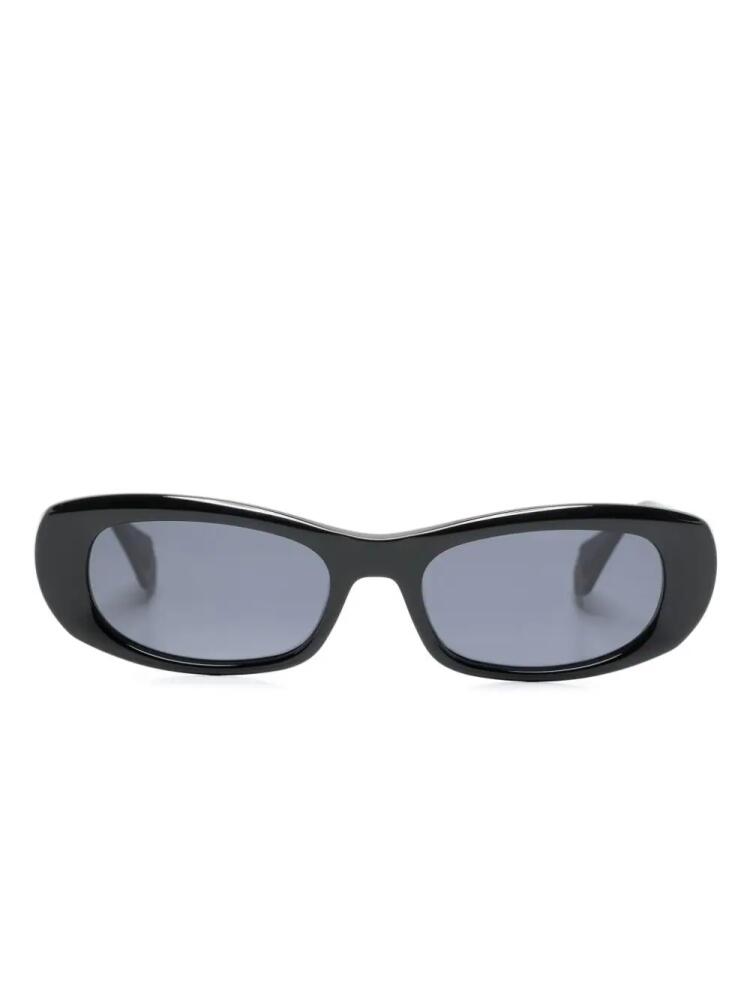 GIGI STUDIOS Piper rectangle-frame sunglasses - Black Cover