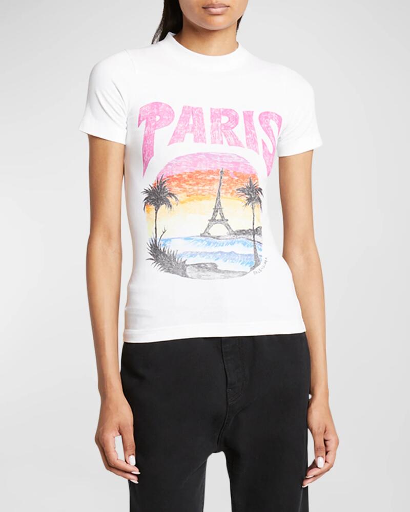 Balenciaga Paris Tropical T-Shirt Fitted Cover