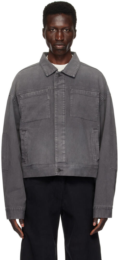 Entire Studios Gray Gem Denim Jacket Cover