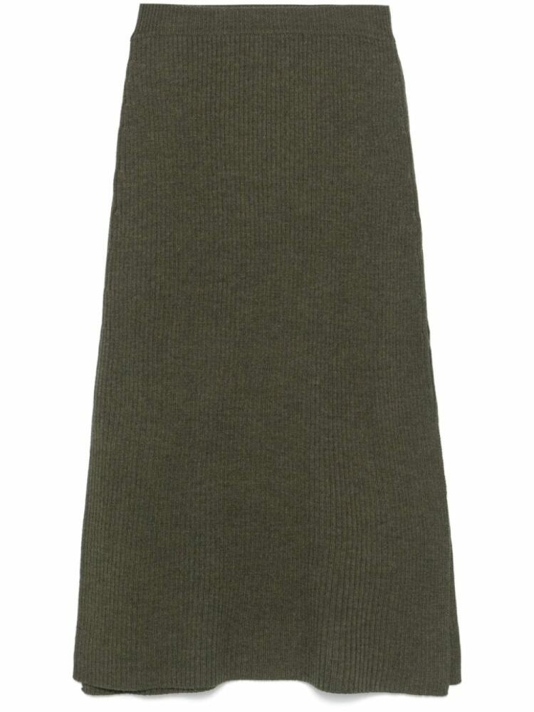 A.P.C. Phoebe midi skirt - Green Cover