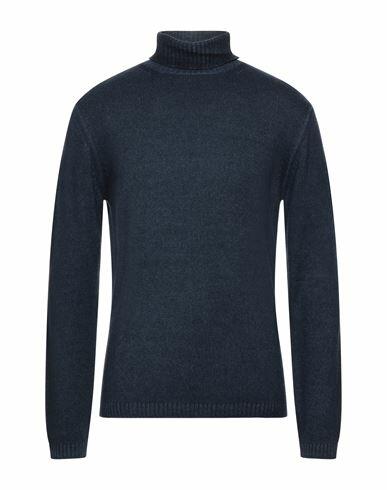 Daniele Fiesoli Man Turtleneck Midnight blue Cashmere Cover