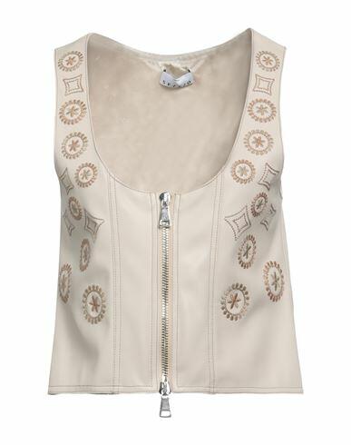 Sfizio Woman Top Cream Polyurethane, Polyester Cover