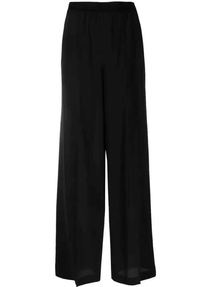 JOSEPH elasticated wide-leg trousers - Black Cover