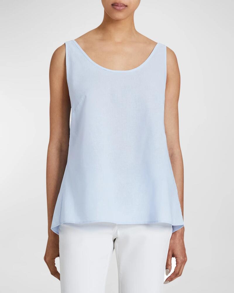 Santorelli Ari Tie-Strap Cotton Chambray Tank Cover