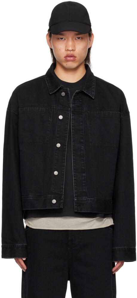 Entire Studios Black Gem Denim Jacket Cover