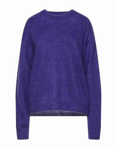 Amish Woman Sweater Purple Acrylic, Mohair wool, Polyamide Cover