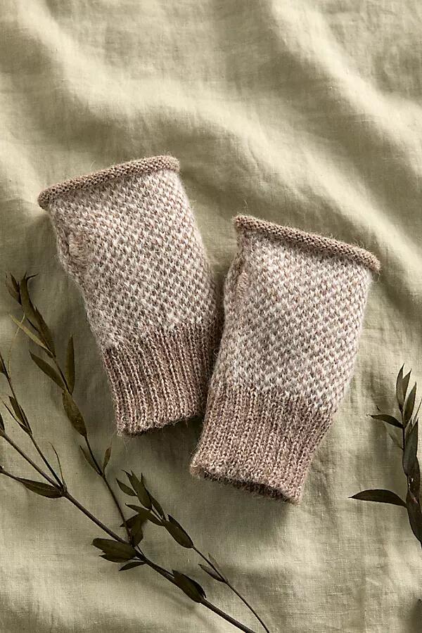 Terrain Textured Fingerless Alpaca Gloves Cover