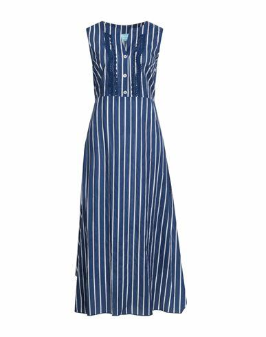 Iconique Woman Maxi dress Navy blue Cotton Cover