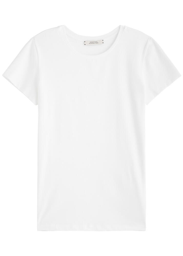 Dorothee Schumacher All Time Favorites Stretch-cotton T-shirt - White Cover