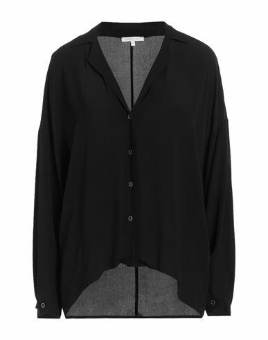 Patrizia Pepe Woman Shirt Black Viscose Cover