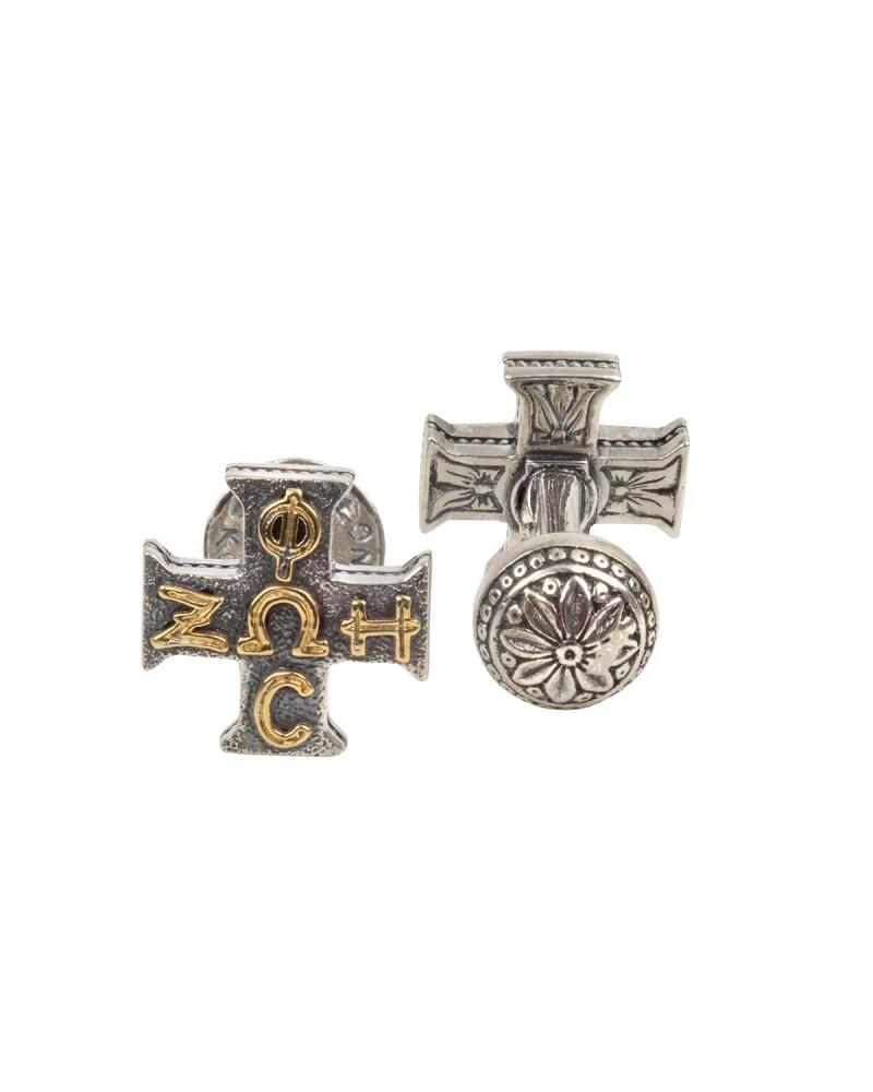 Konstantino Men's Sterling Silver Cross Cufflinks Cover