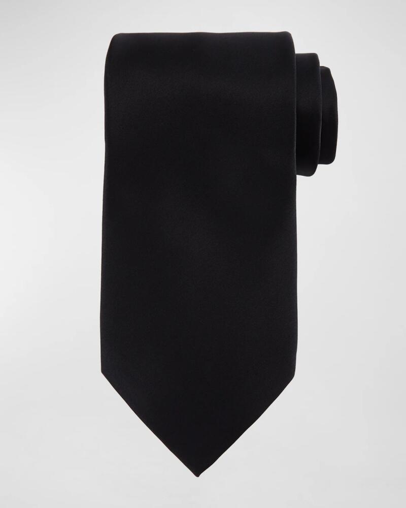 Stefano Ricci Solid Silk Satin Tie Cover