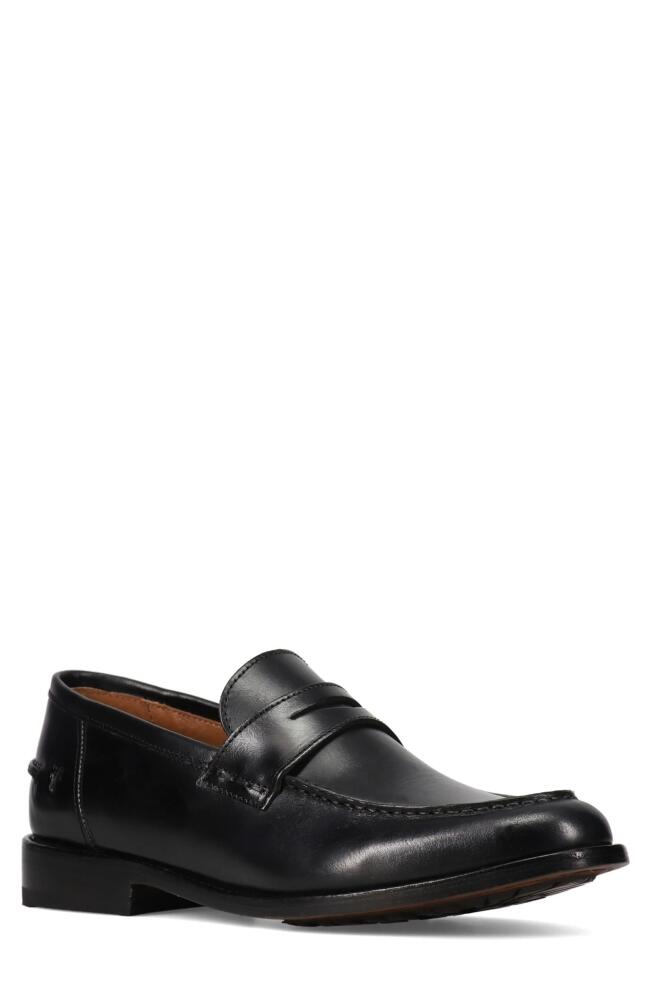 Frye Tyler Penny Loafer in Black Cover