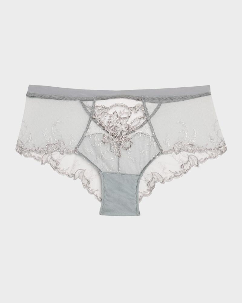 Lise Charmel Source Beaute Embroidered Tulle Boyshorts Cover