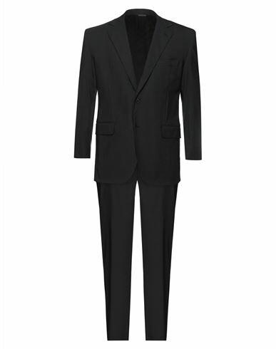 Tombolini Man Suit Steel grey Virgin Wool, Lycra Cover