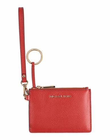 Michael Michael Kors Woman Document holder Rust Bovine leather Cover