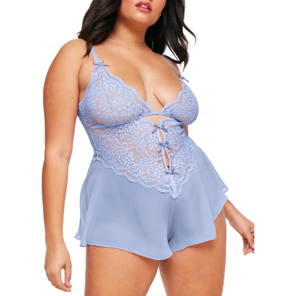 Adore Me Odessa Romper Lingerie in Medium Blue Cover