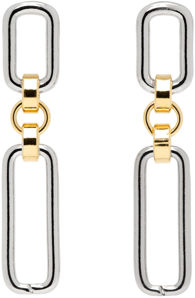 Laura Lombardi Silver & Gold Two Tone Stanza Earrings Cover