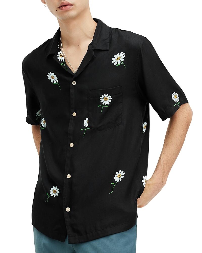 Allsaints Daisical Short Sleeve Camp Shirt Cover