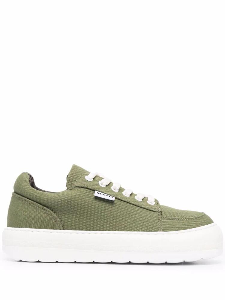 Sunnei chunky-sole low top sneakers - Green Cover