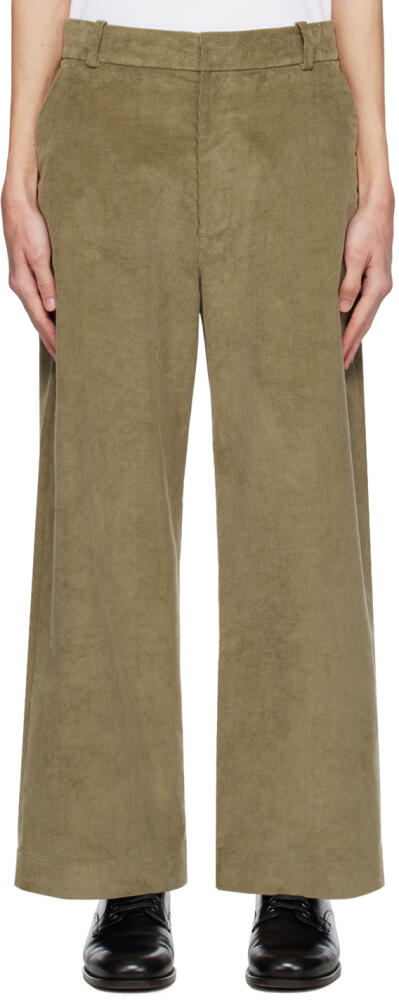 Studio Nicholson Khaki Mappe Trousers Cover