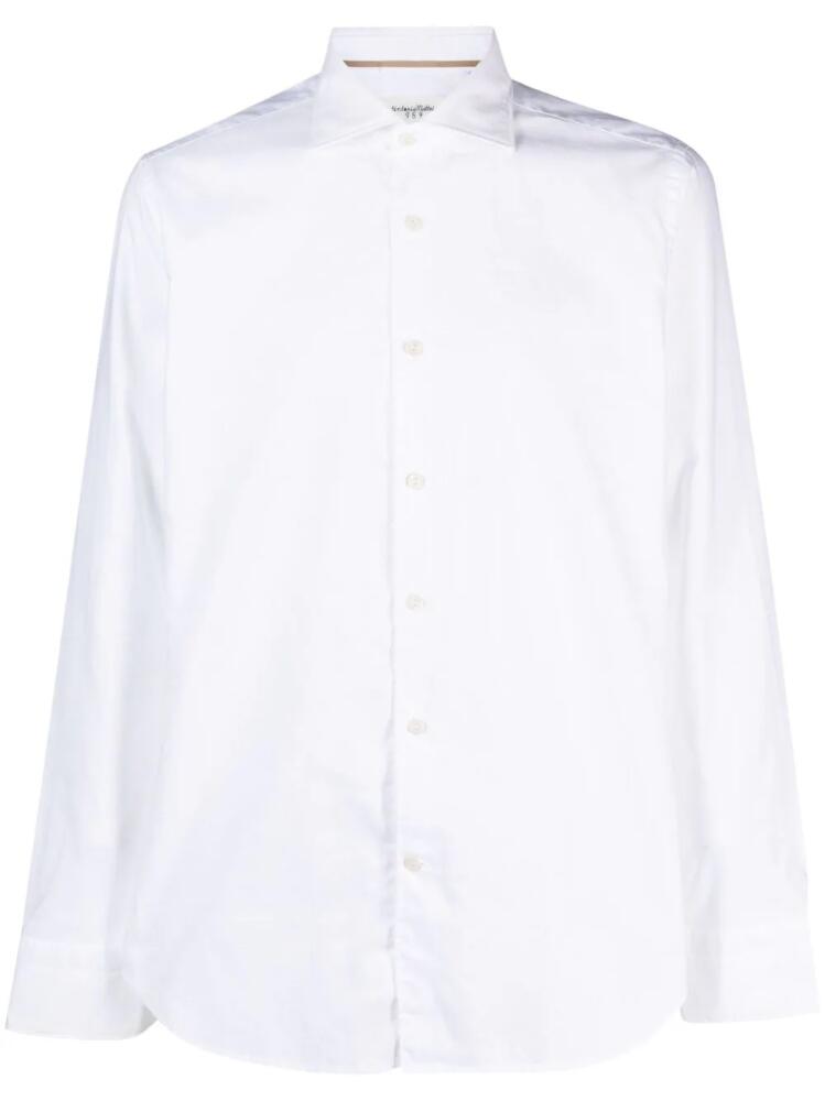 Tintoria Mattei long-sleeved cotton shirt - White Cover